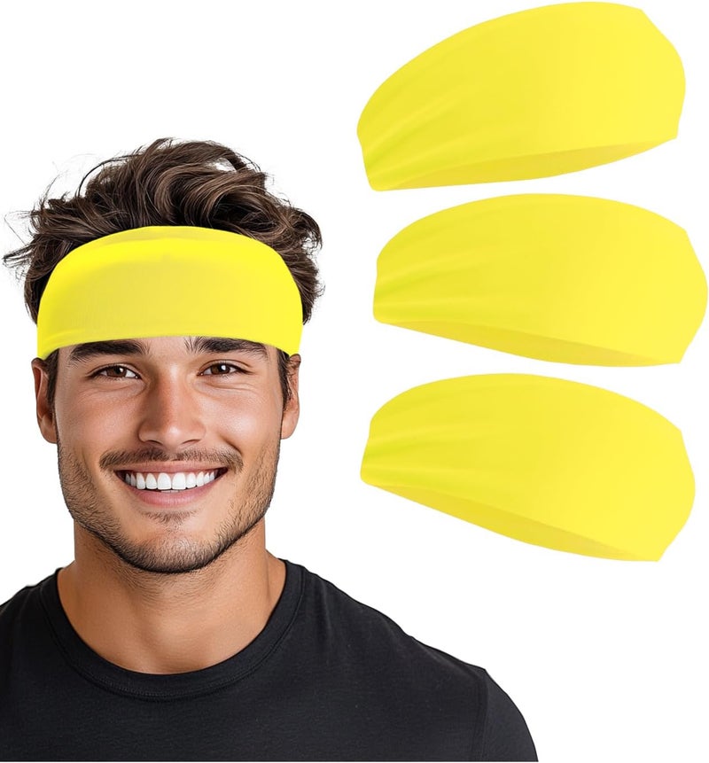 Supeniu Headband for Men & Women, Sweat Wicking Sports Sweatband Headbands, Workout Running Training Yoga Basketball Hairband - Image 1